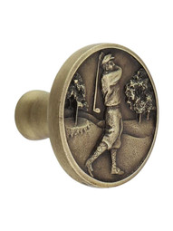 Gentleman Golfer Cabinet Knob
